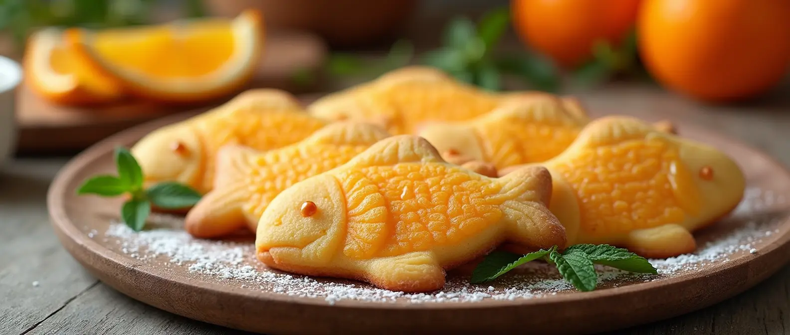 orange fish cookies recipe