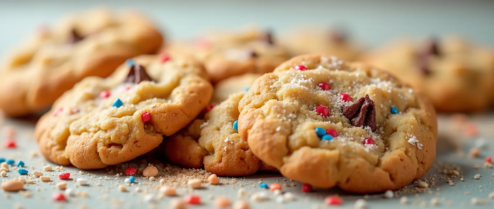 colorful ingredients in some cookie recipes
